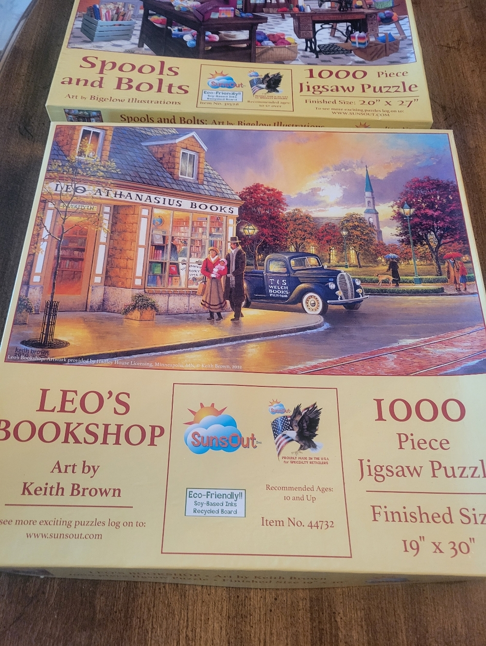 2 1000-Piece Jigsaw Puzzle - Yellow Box - Picture 3 of 4
